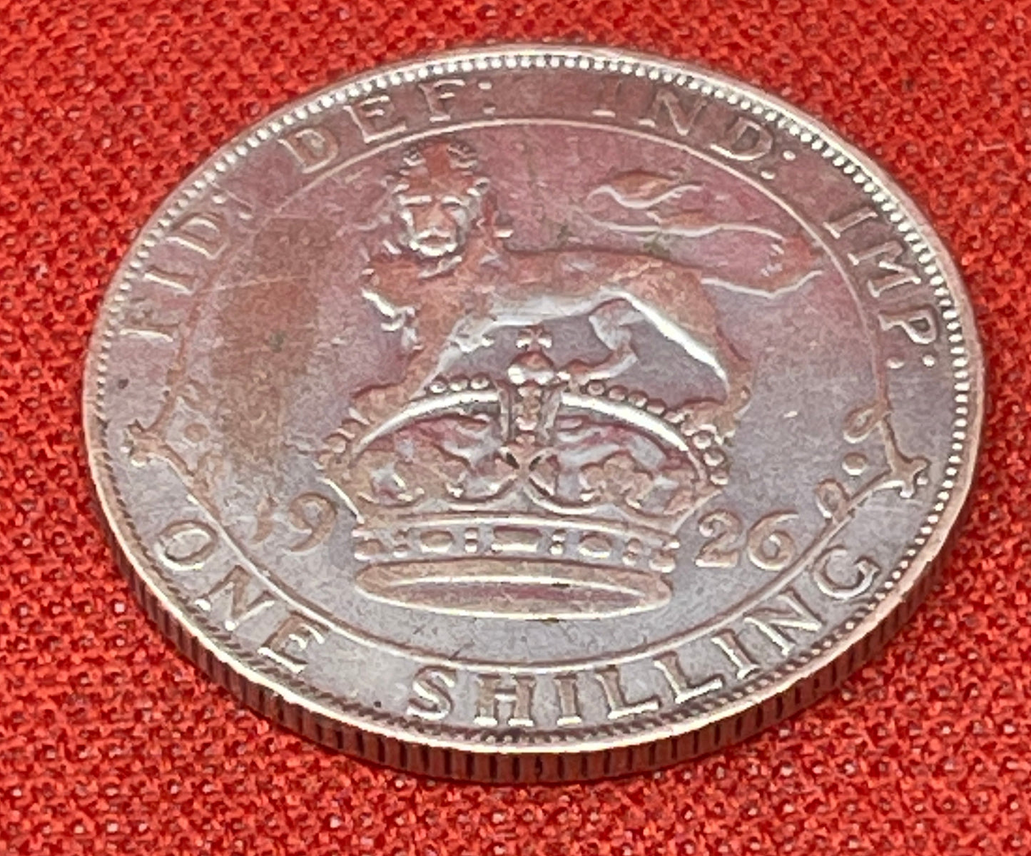 1934 King George V One Shilling