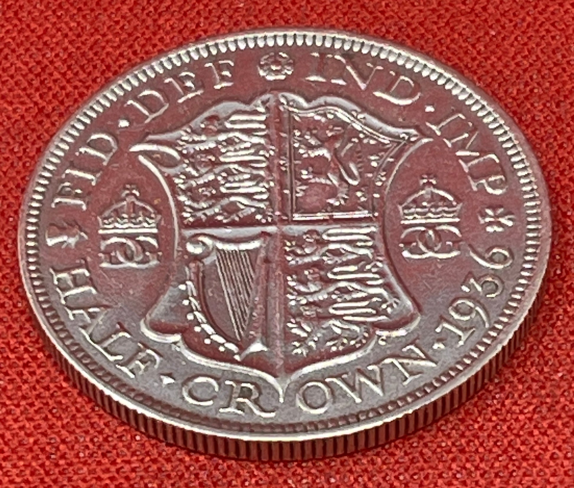 King George V Half Crown 1936