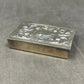 Vintage Brass Match Holder with traditional raised design