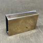 Vintage Brass Match Holder with traditional raised design