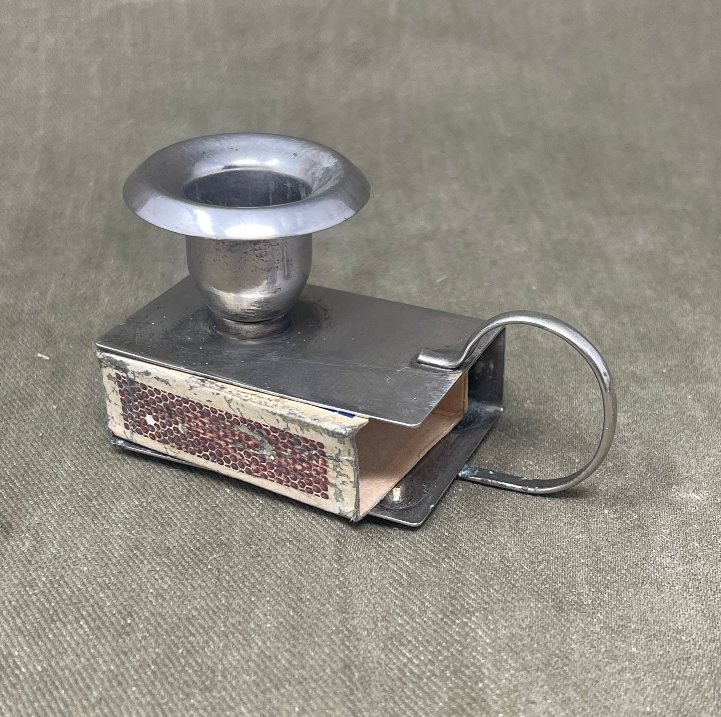 Vintage Brass, Aluminum & EPSN Match Holders – Antique Selection