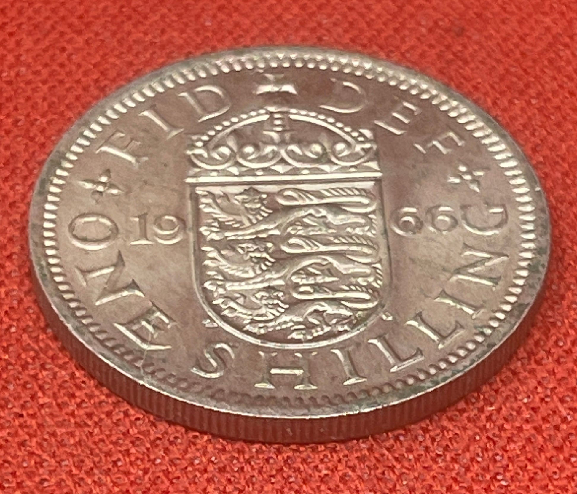 1966 Queen Elisabeth II One Shilling