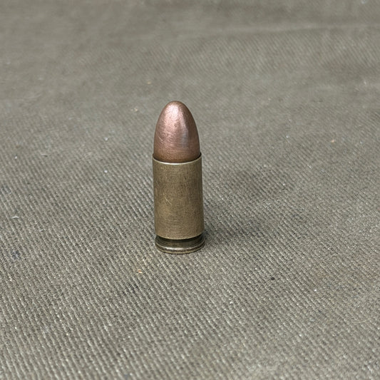 WWI German 9mm Parabellum DWM Karlsruhe 1917 Inert Cartridge