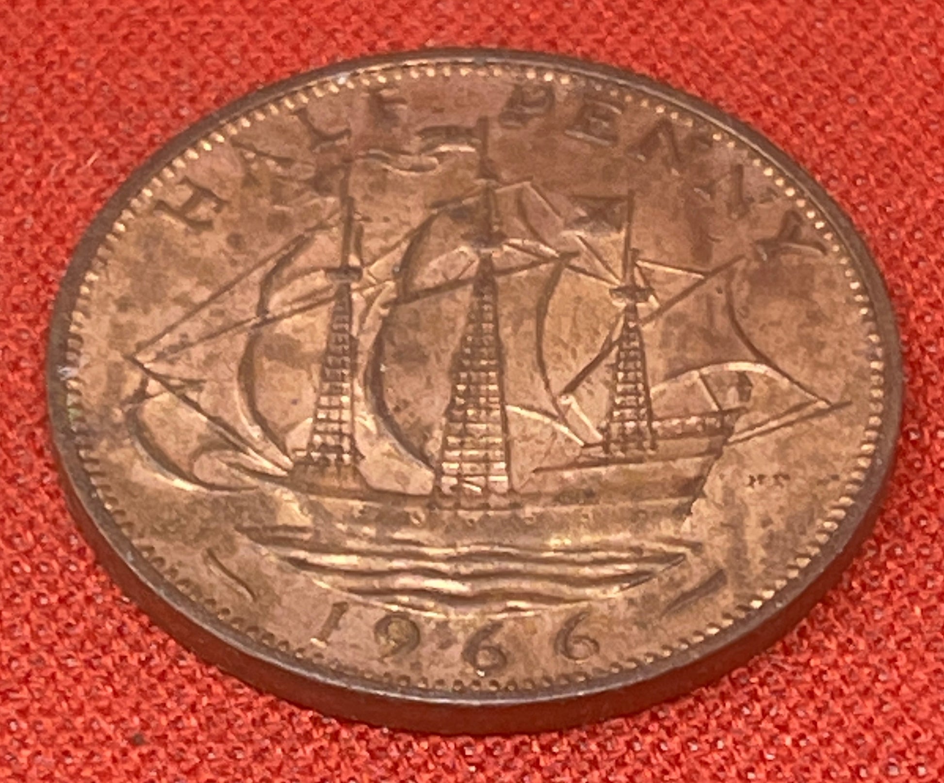 1966 Queen Elisabeth II One Penny