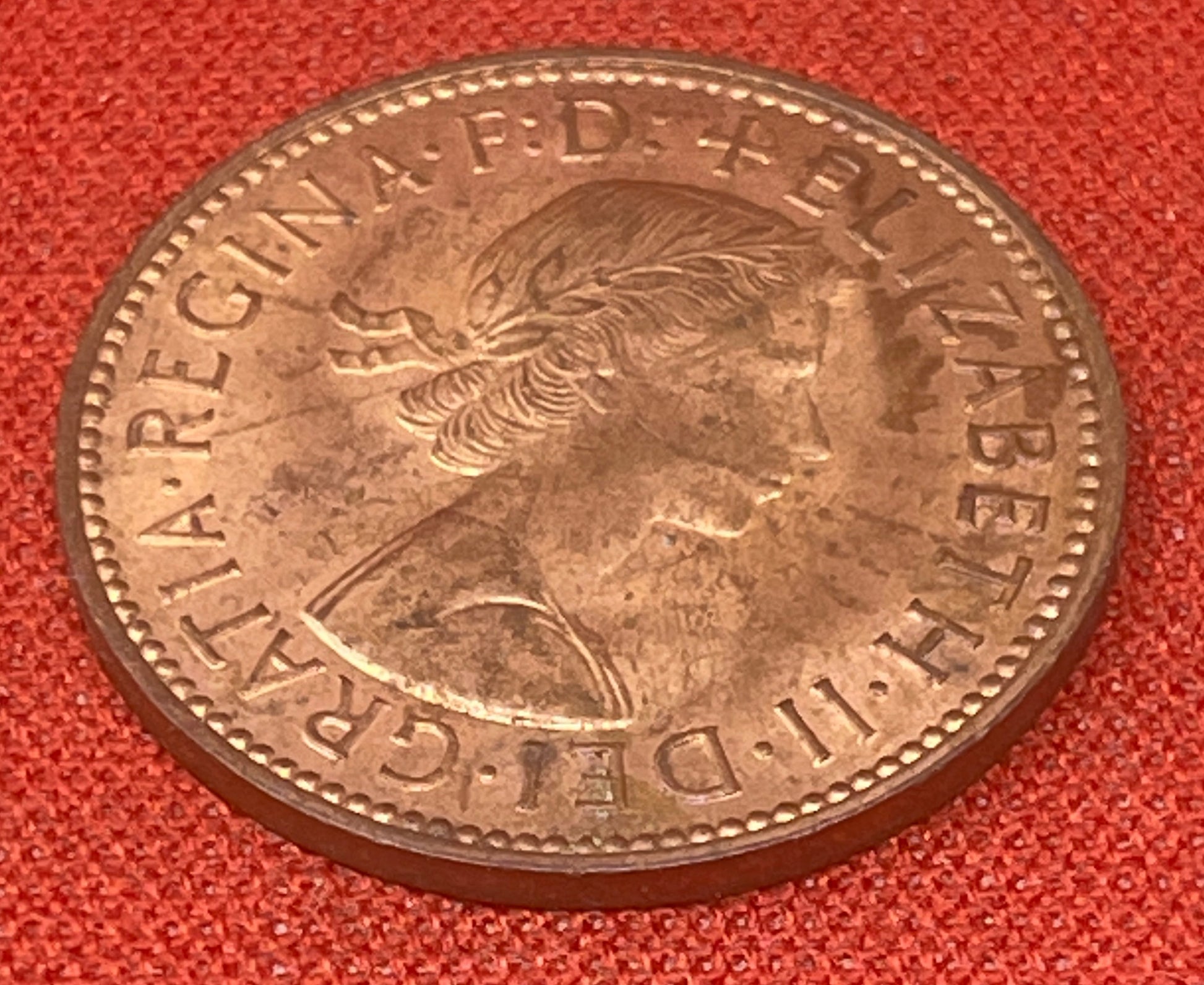 1966 Queen Elisabeth II One Penny