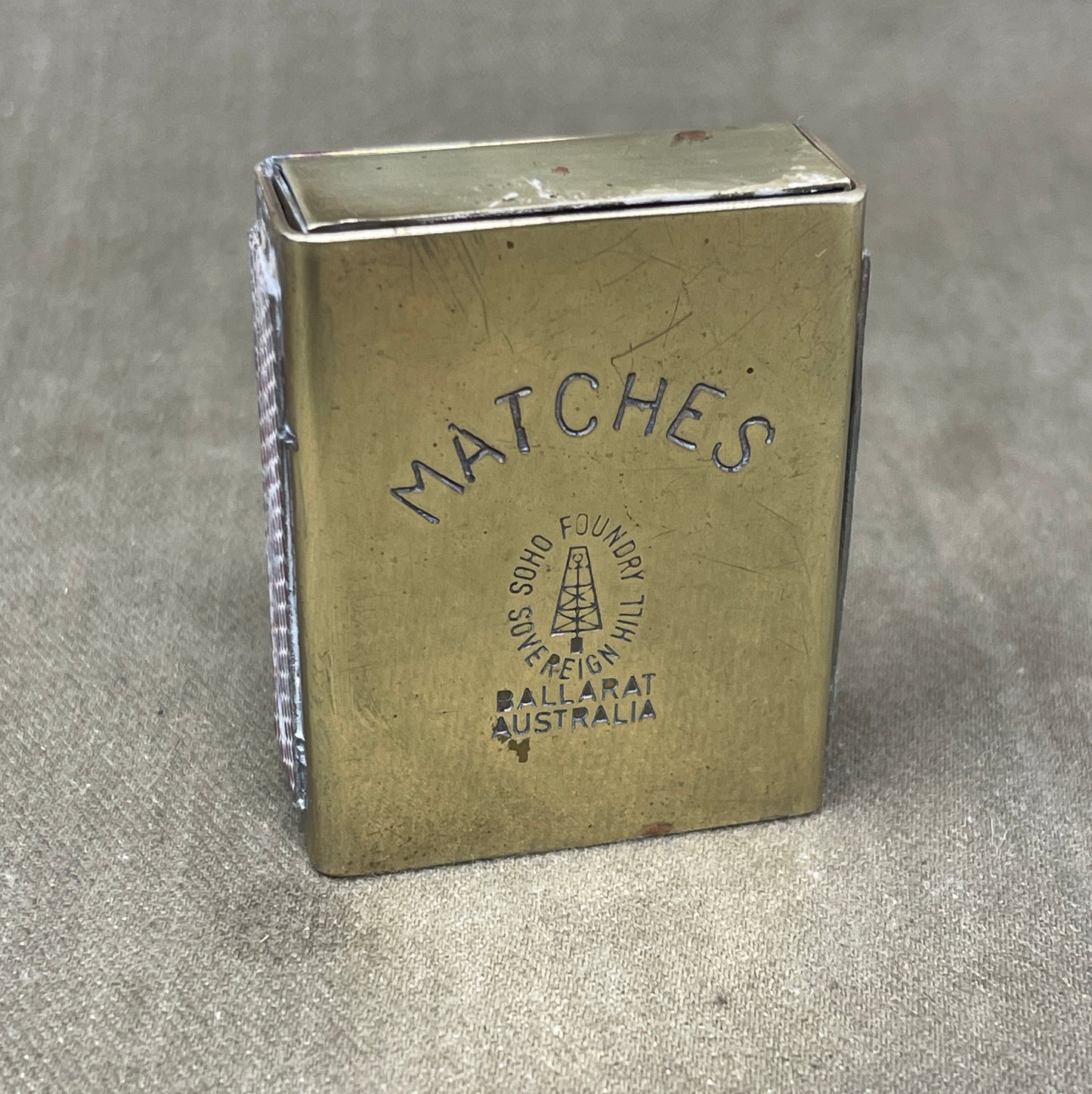 Vintage Brass, Aluminum & EPSN Match Holders – Antique Selection
