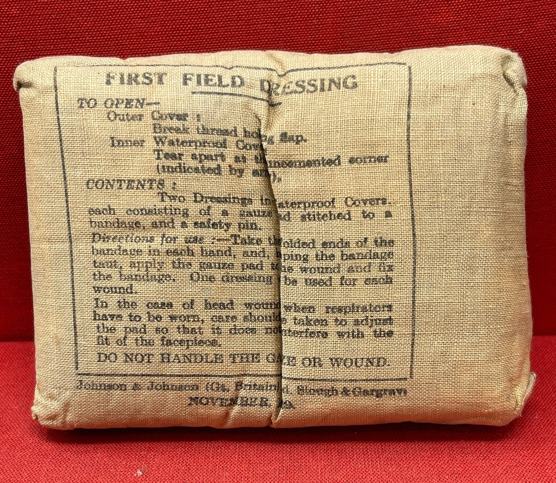 Original 1939 British First Field Dressing