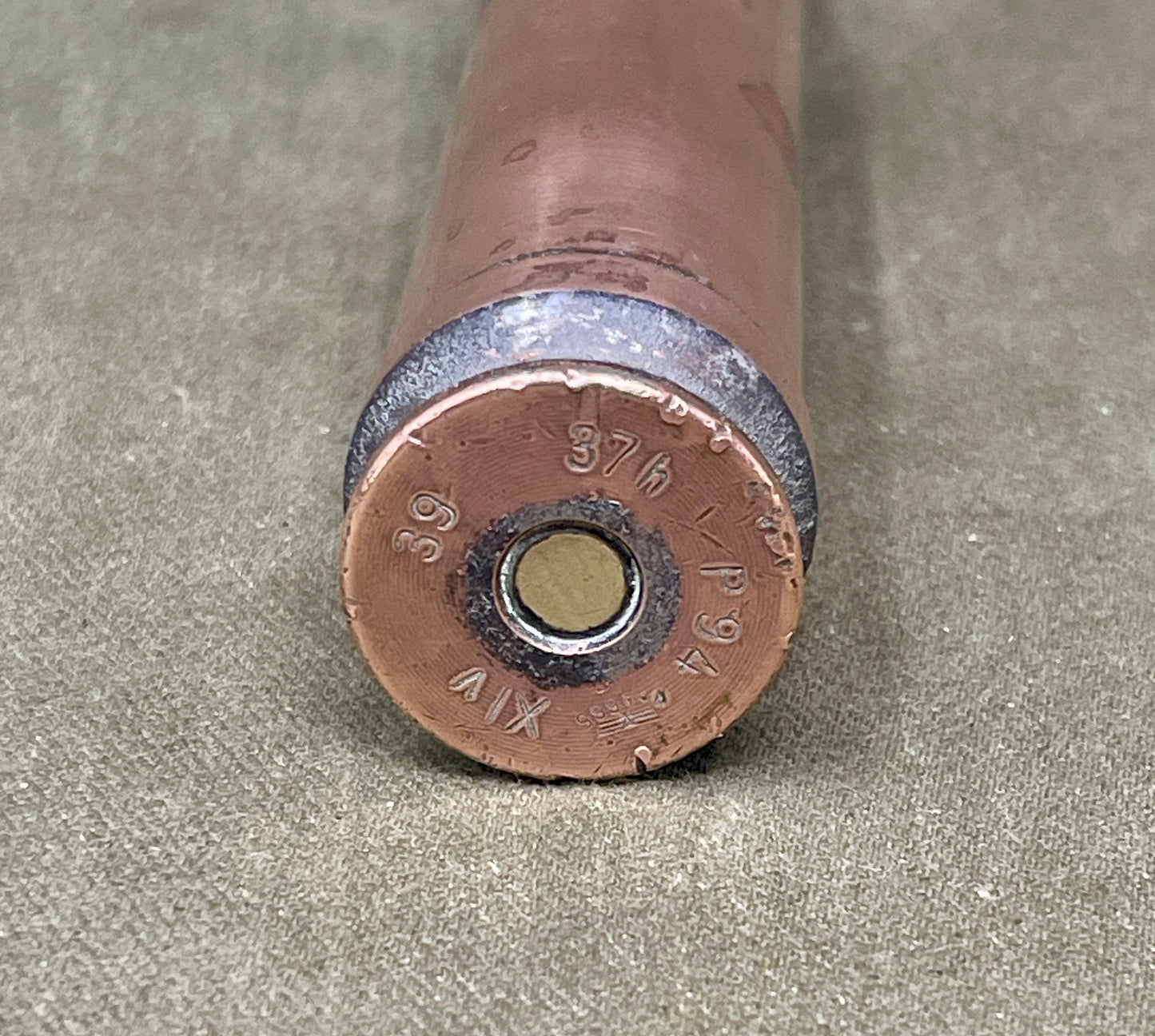 WW2, German, 3.7cm Shell and Flak 18 Shell Casing. Various Dates