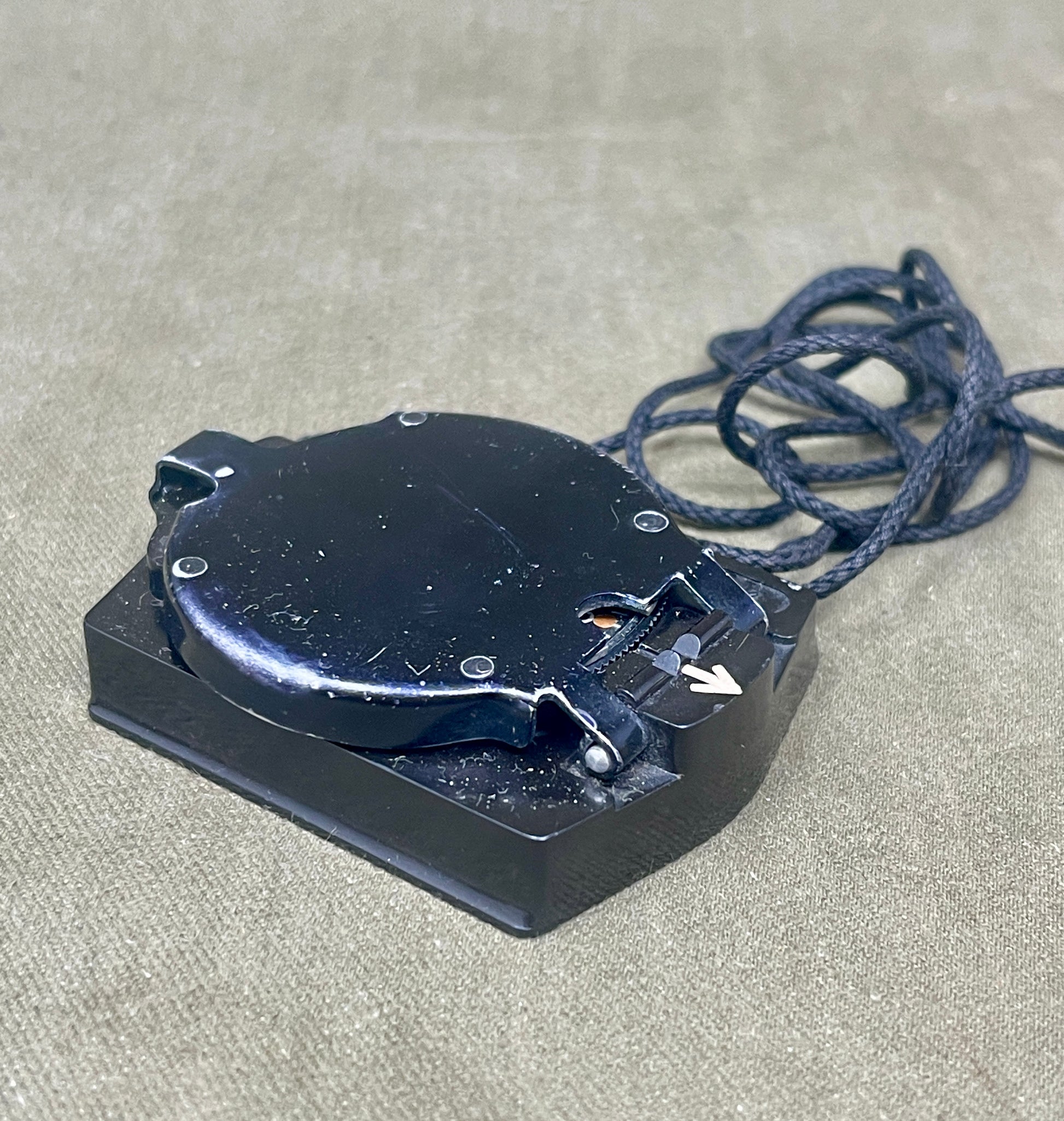 WW2 German Wehrmacht Bakelite Marching Compass – Marked CLK