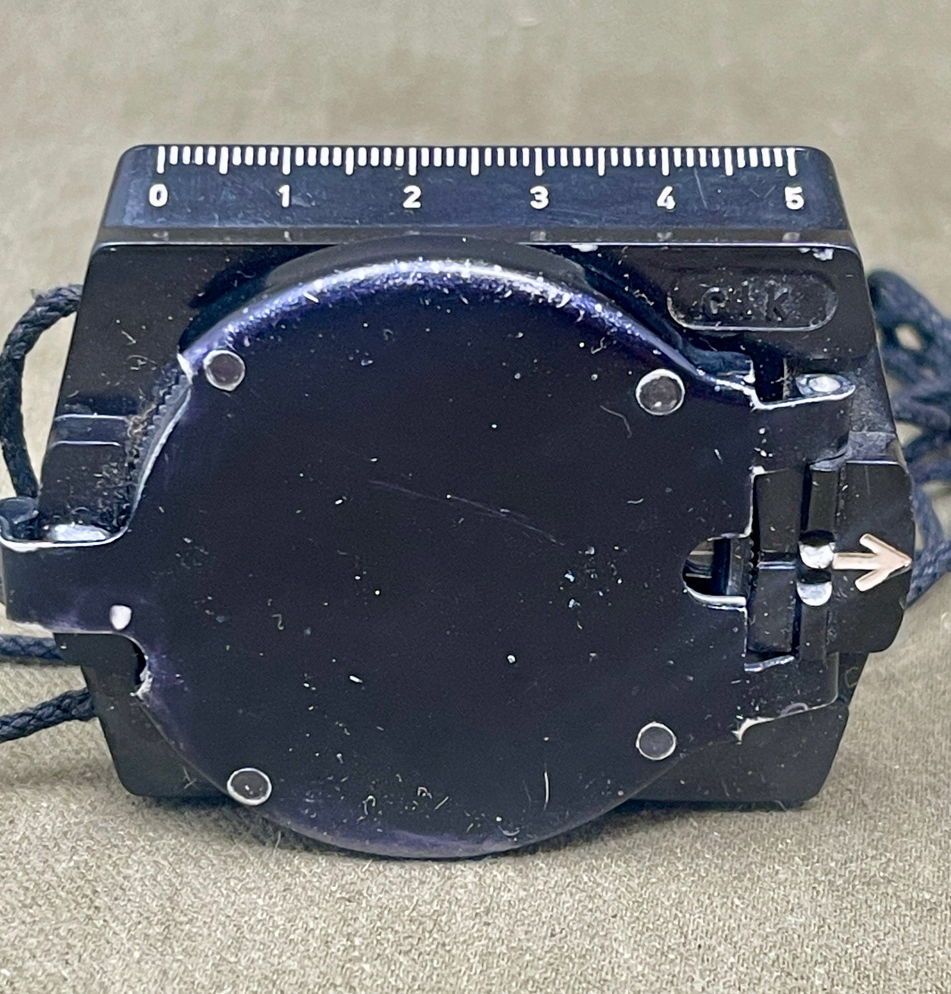 WW2 German Wehrmacht Bakelite Marching Compass – Marked CLK