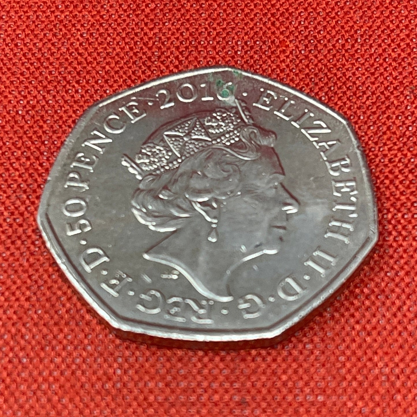 2016 Mrs Tiggy-Winkle 50p Fifty Pence Coin - Circulated