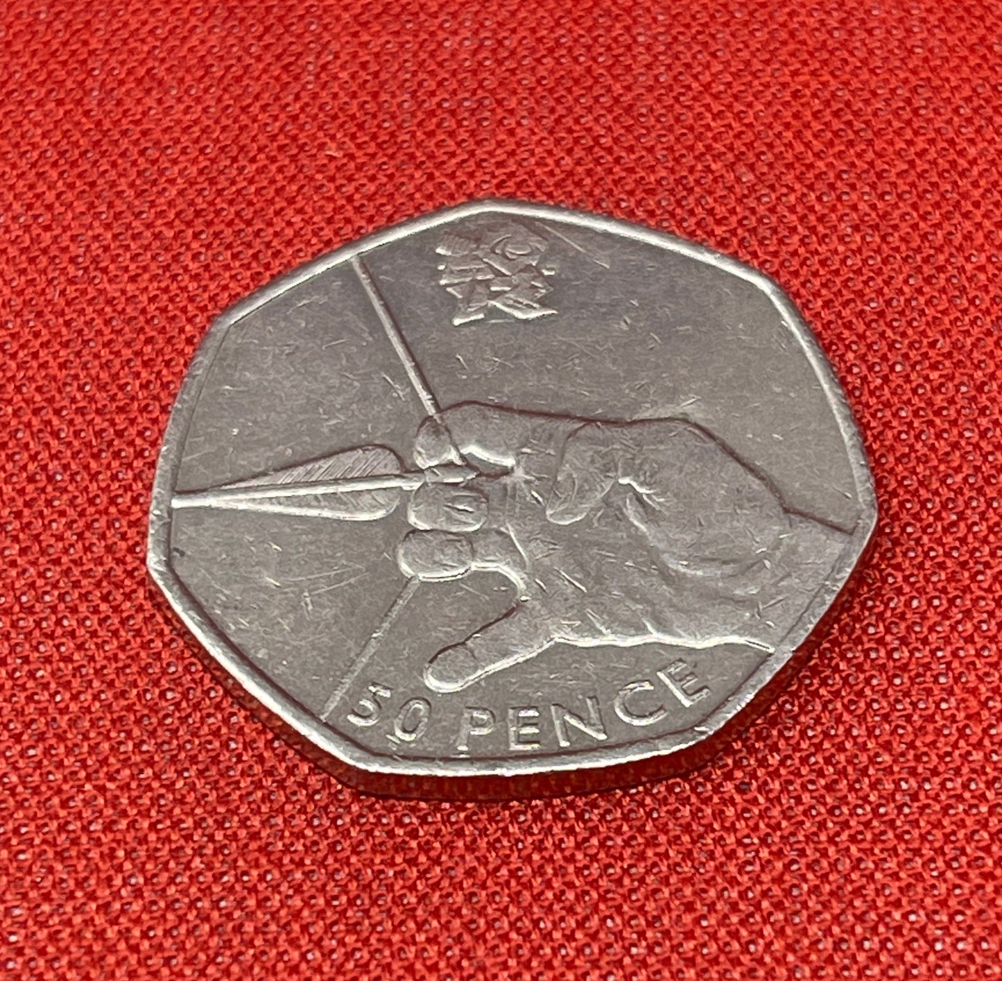 Olympics Archery 50p Fifty Pence Coin - Circulated