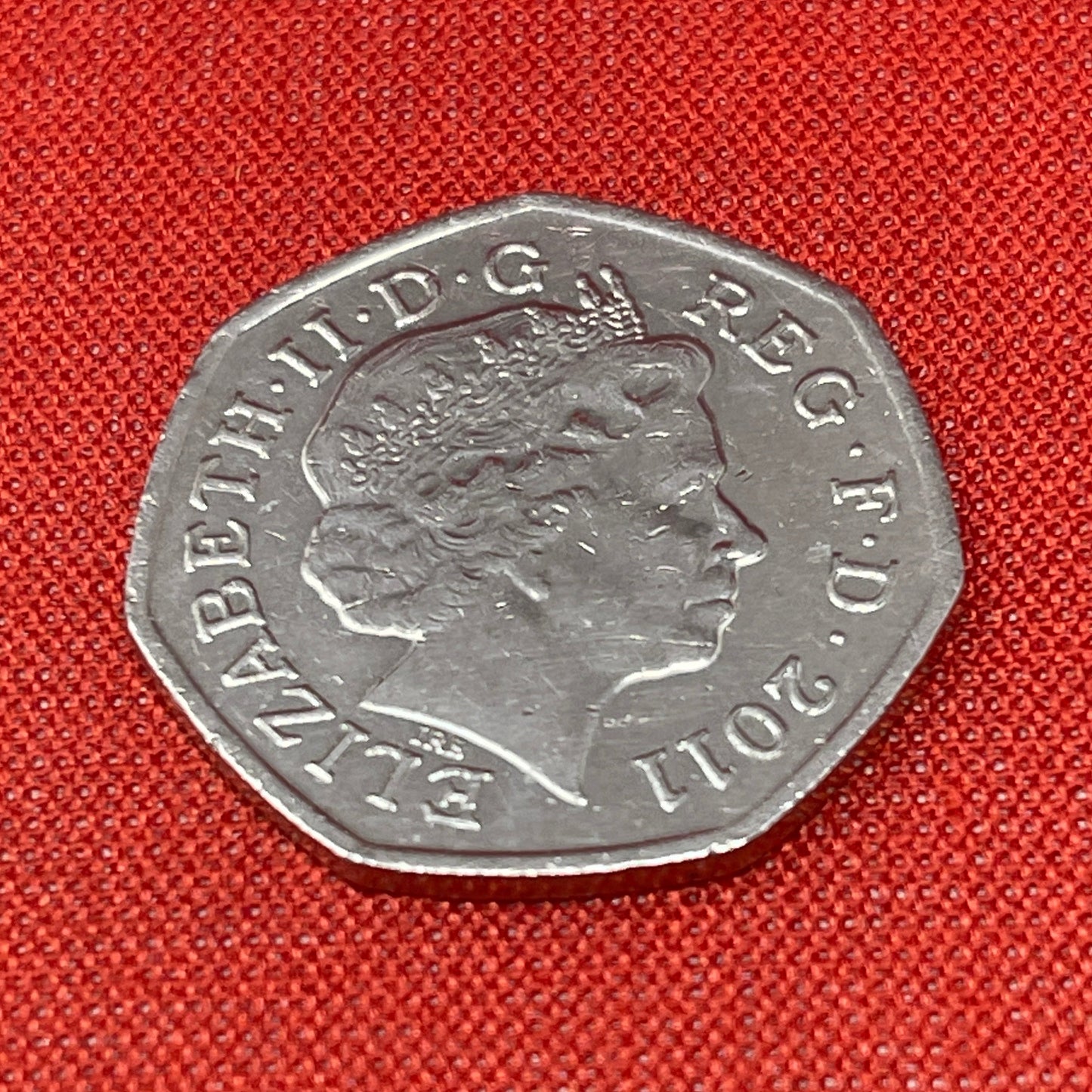 Olympics Archery 50p Fifty Pence Coin - Circulated