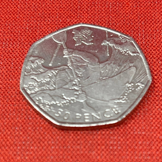 2011 London Olympic Canoeing 50p Coin
