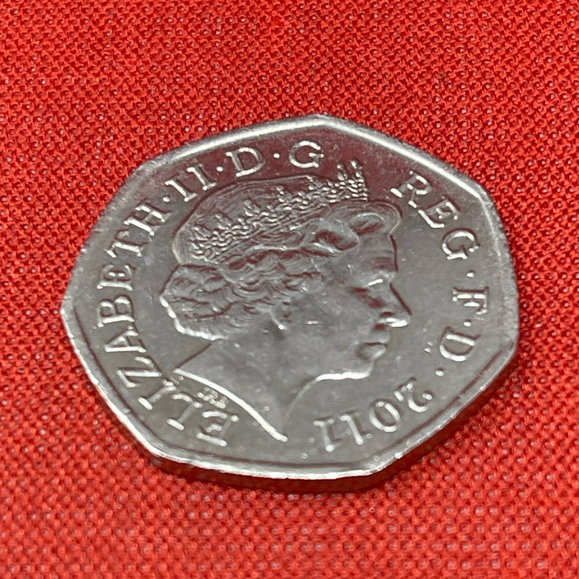 2011 London Olympic Canoeing 50p Coin