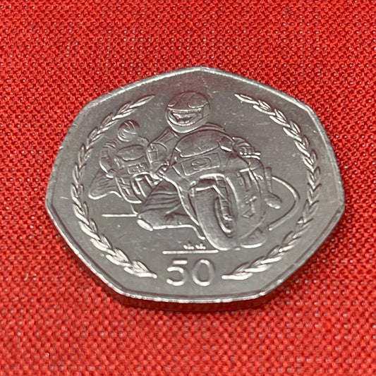 Circulated 50p Coin UK - Isle of Man 1997 TT 50p