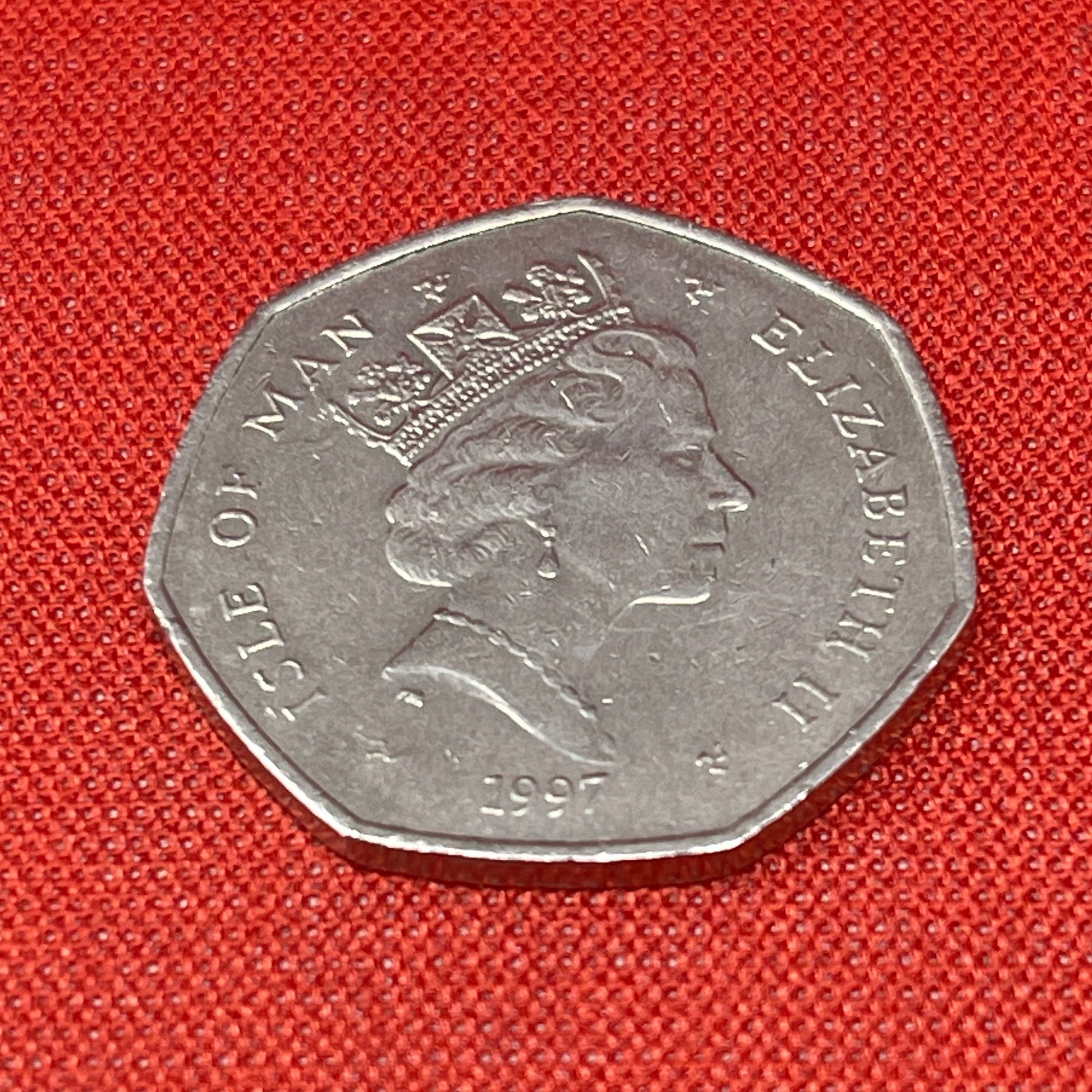 Circulated 50p Coin UK - Isle of Man 1997 TT 50p