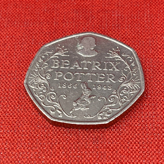 2016 Beatrix Potter 50p Coin Circulated
