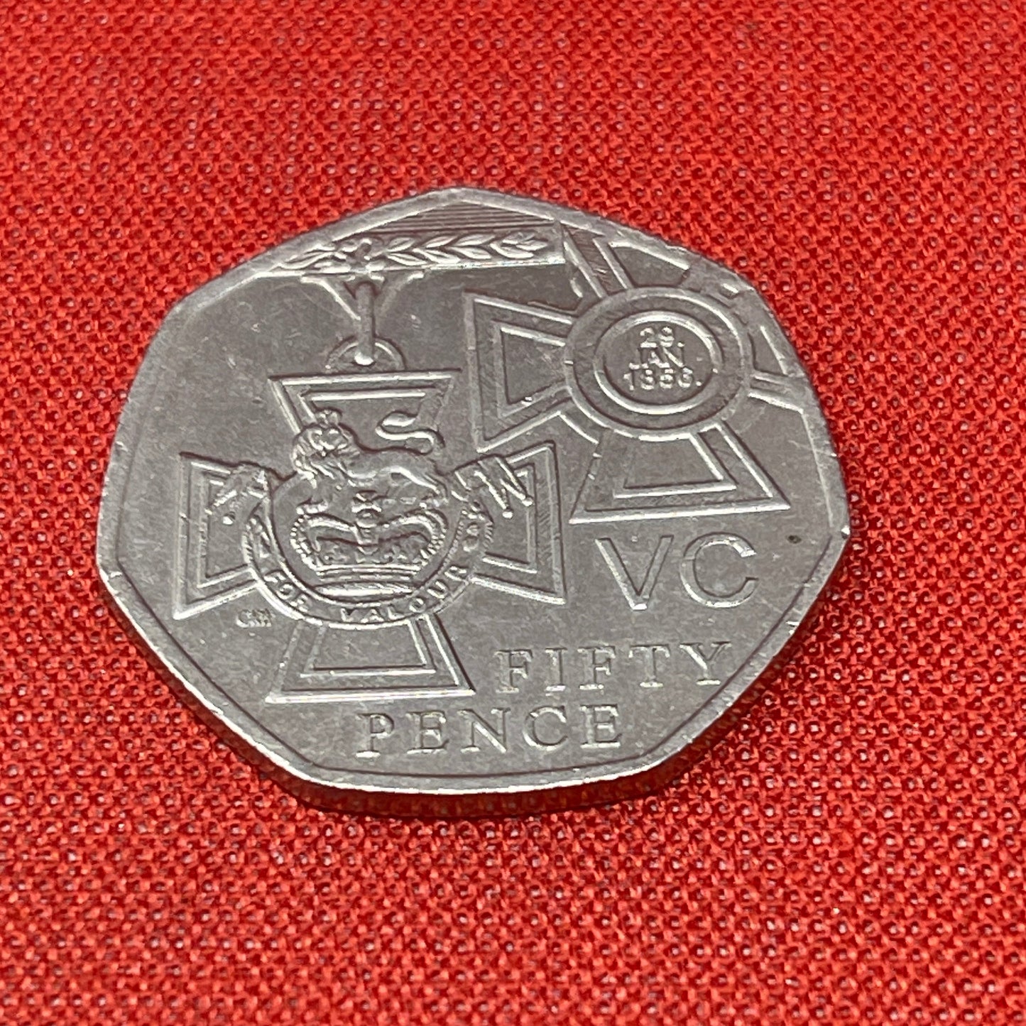 2006 50p Fifty Pence Coin - VC Medal