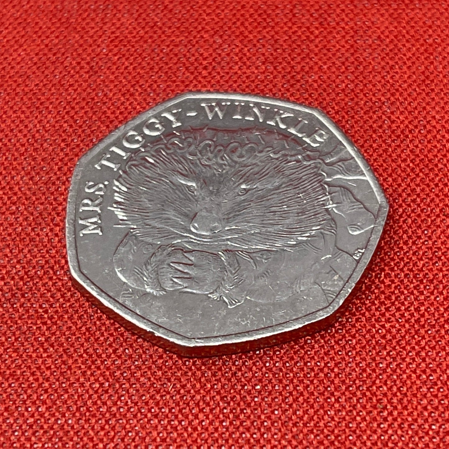 2016 Mrs Tiggy-Winkle 50p Fifty Pence Coin - Circulated