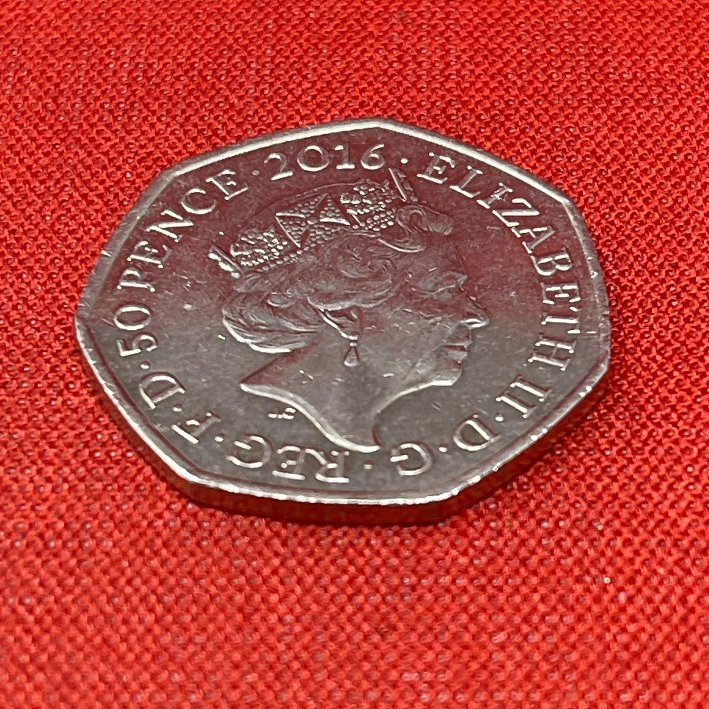 2016 Mrs Tiggy-Winkle 50p Fifty Pence Coin - Circulated