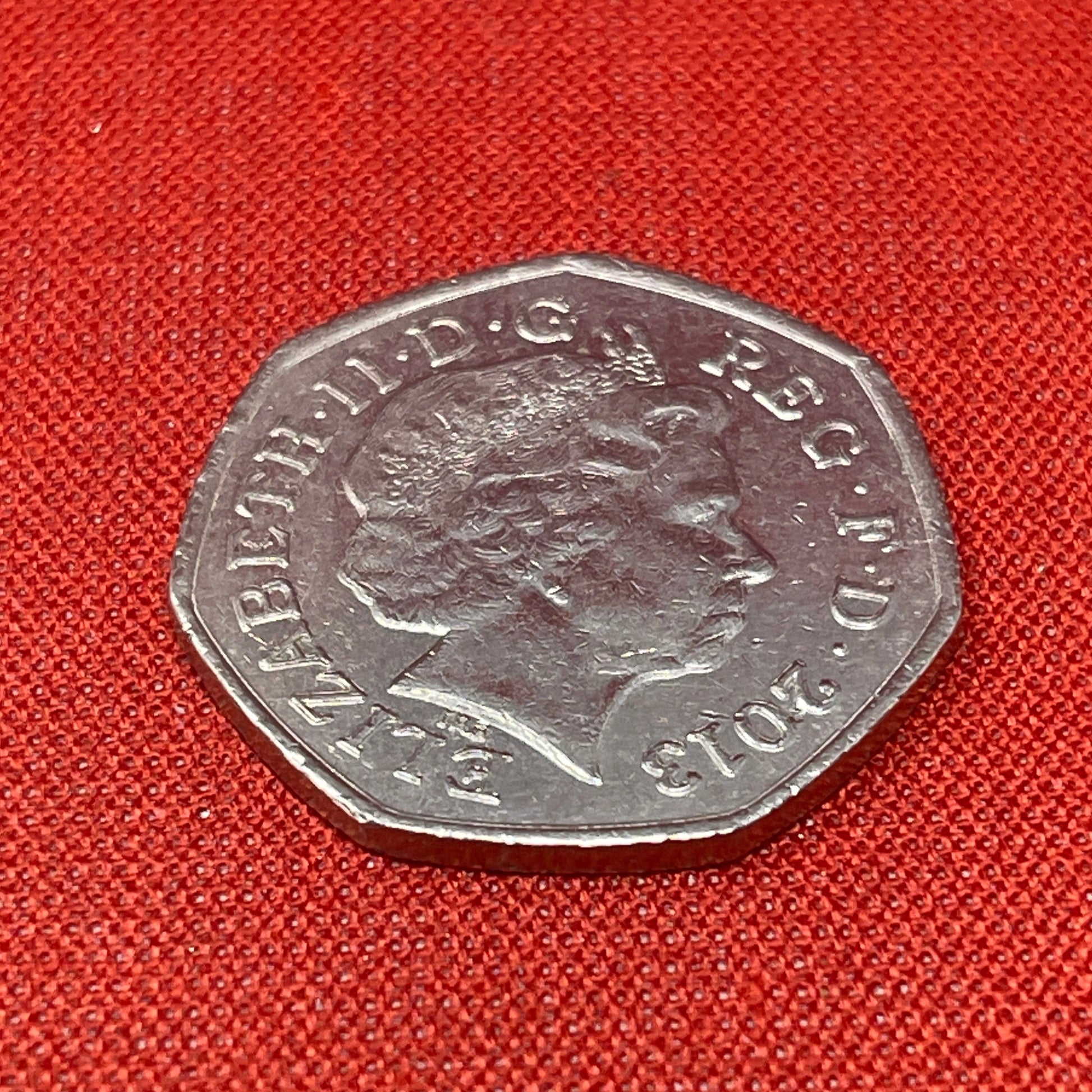 QEII 2013 50 Pence Coin Circulated