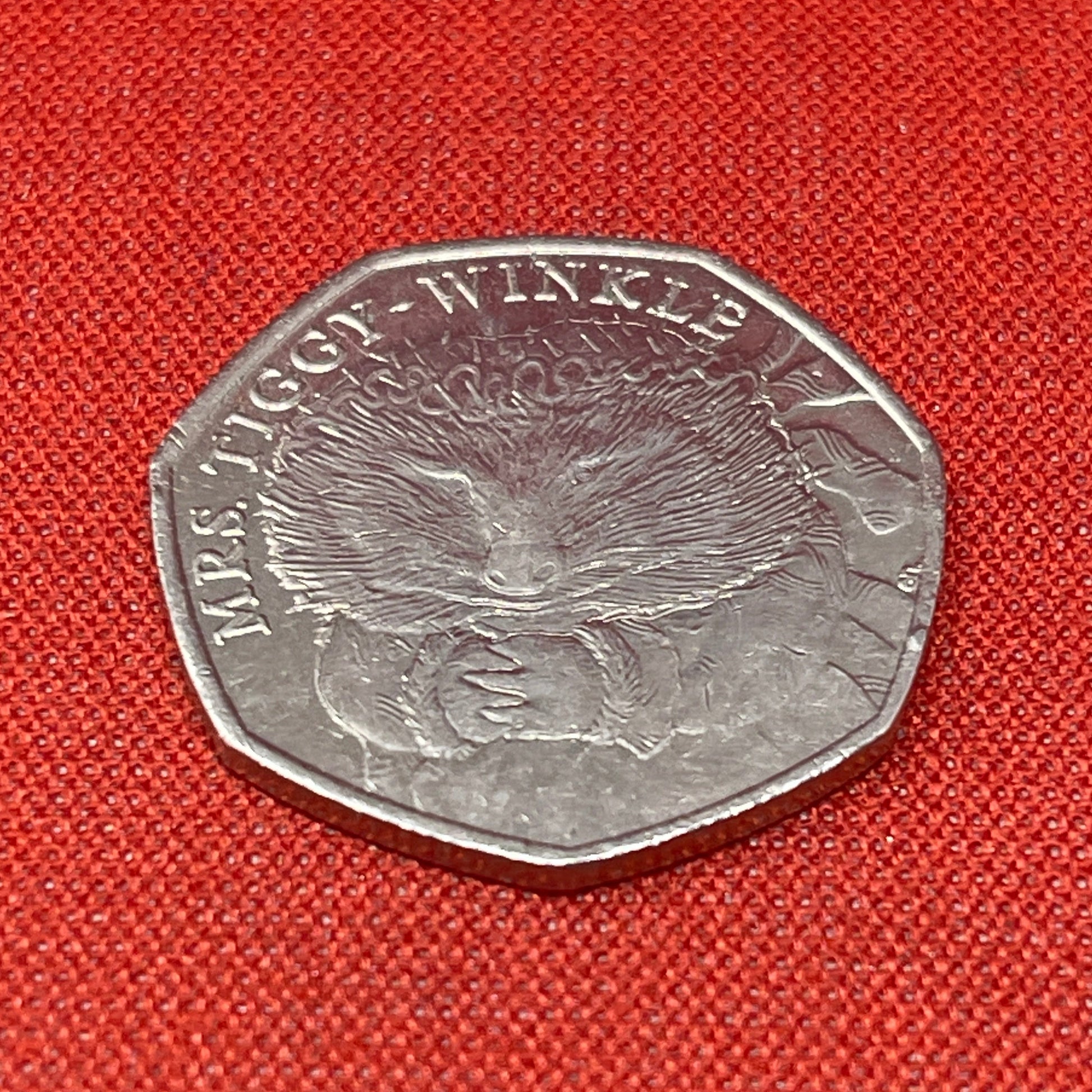 2016 Mrs Tiggy-Winkle 50p Fifty Pence Coin - Circulated