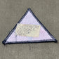 3 Division (Red Inverted Triangle On Black Triangle) Merrowed Edge Embroidered Military Formation arm badge