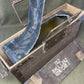 Post War British wooden ammo box, exactly the same as the British WW2 ammo box  Good condition with good clear markings, 