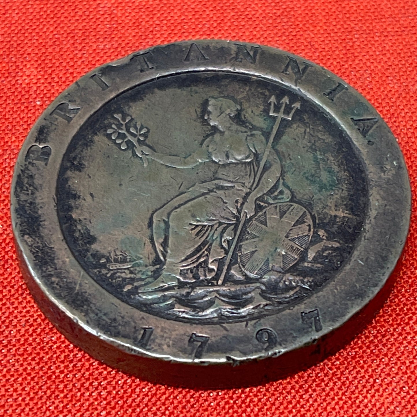 King George III 1797 Cartwheel Twopence