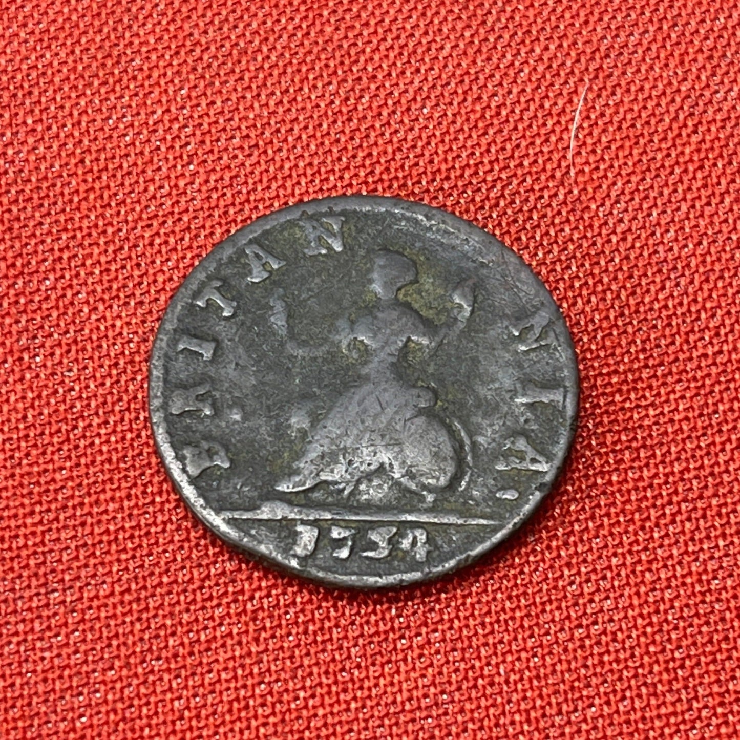  King George II Farthing 1754