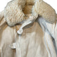 Swedish Army Canvas and Sheepskin Coat Labled SPAA Helmslojd Akta Chromnappa, Crow And PS To Flap