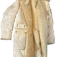 Swedish Army Canvas and Sheepskin Coat Labled SPAA Helmslojd Akta Chromnappa, Crow And PS To Flap