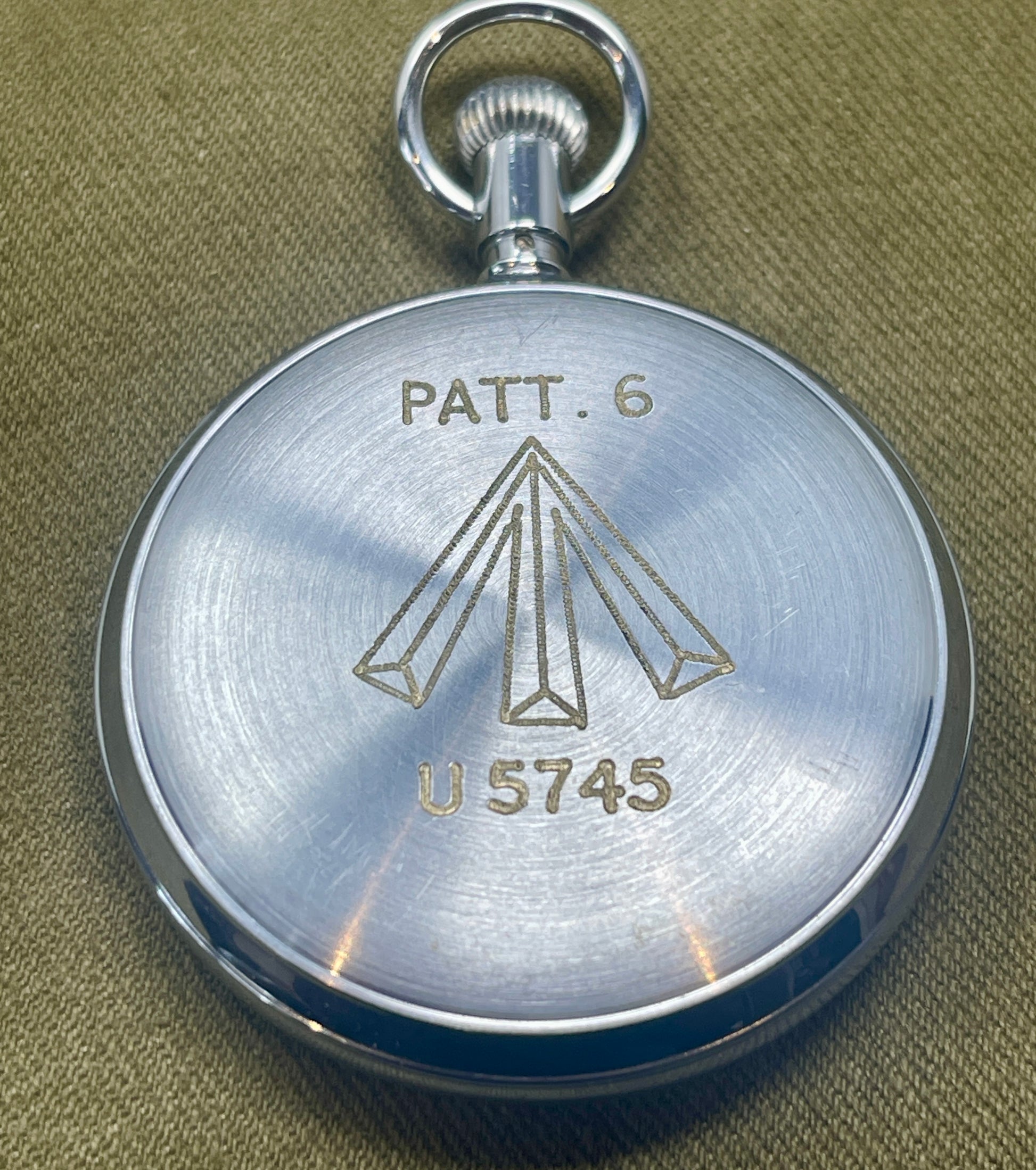 WWII Waltham U.S.A. Admiralty Pattern No.6 ASDIC Stopwatch – Royal Navy Issue