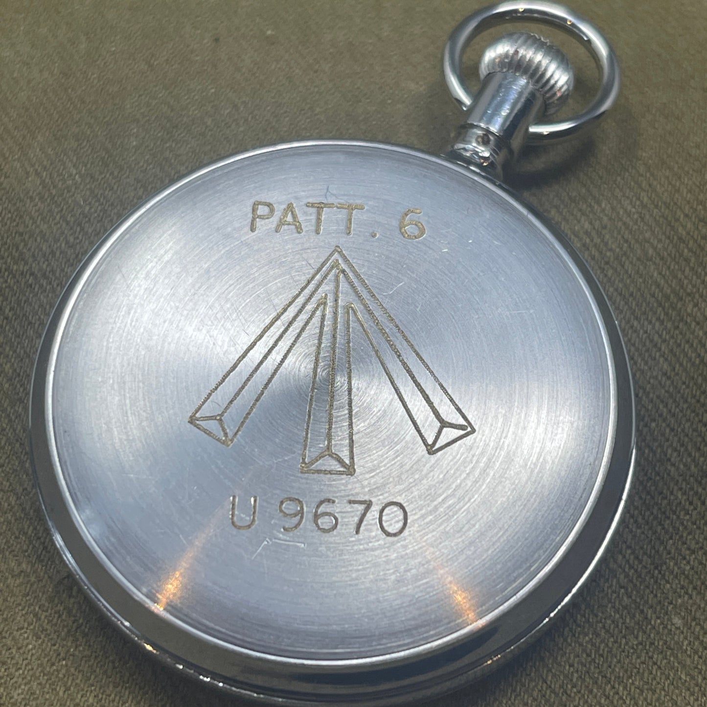 WWII Waltham U.S.A. Admiralty Pattern No.6 ASDIC Stopwatch – Royal Navy Issue (Copy)