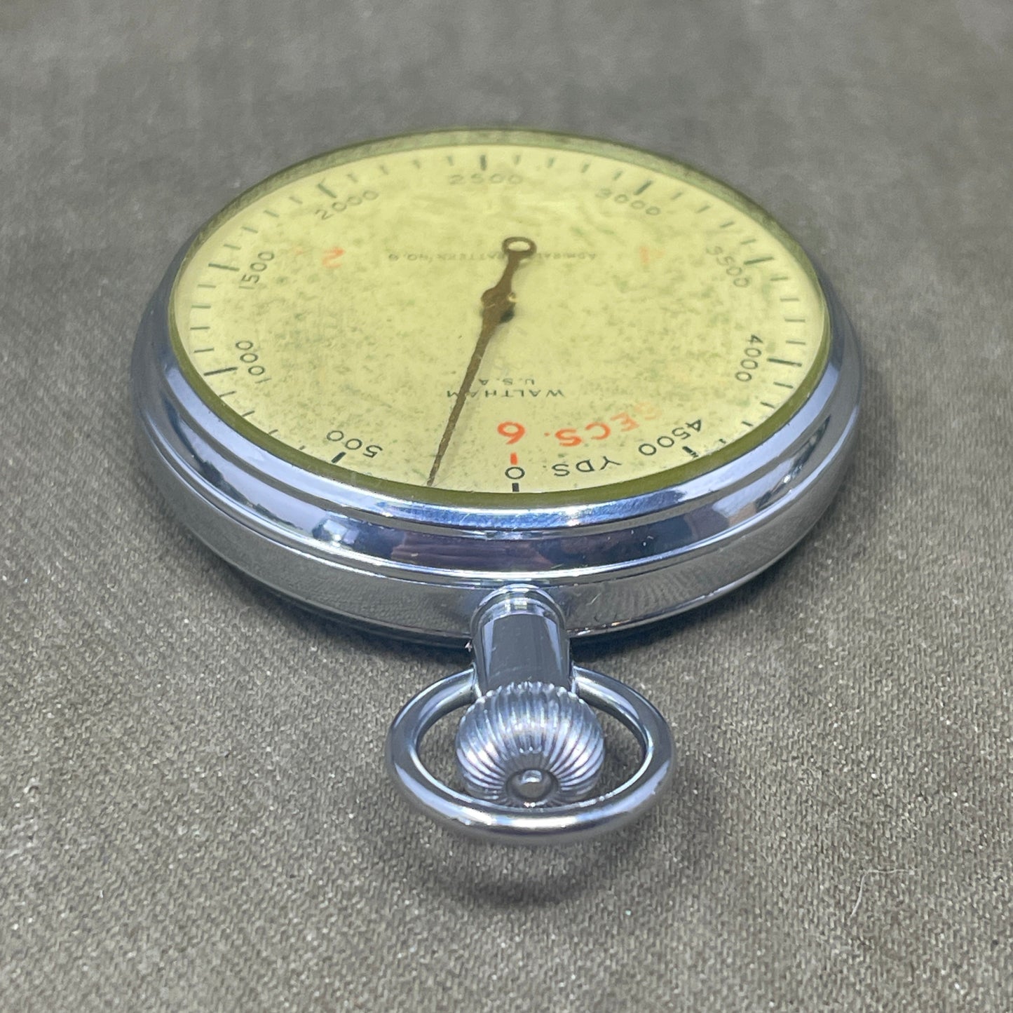 WWII Waltham U.S.A. Admiralty Pattern No.6 ASDIC Stopwatch – Royal Navy Issue (Copy)
