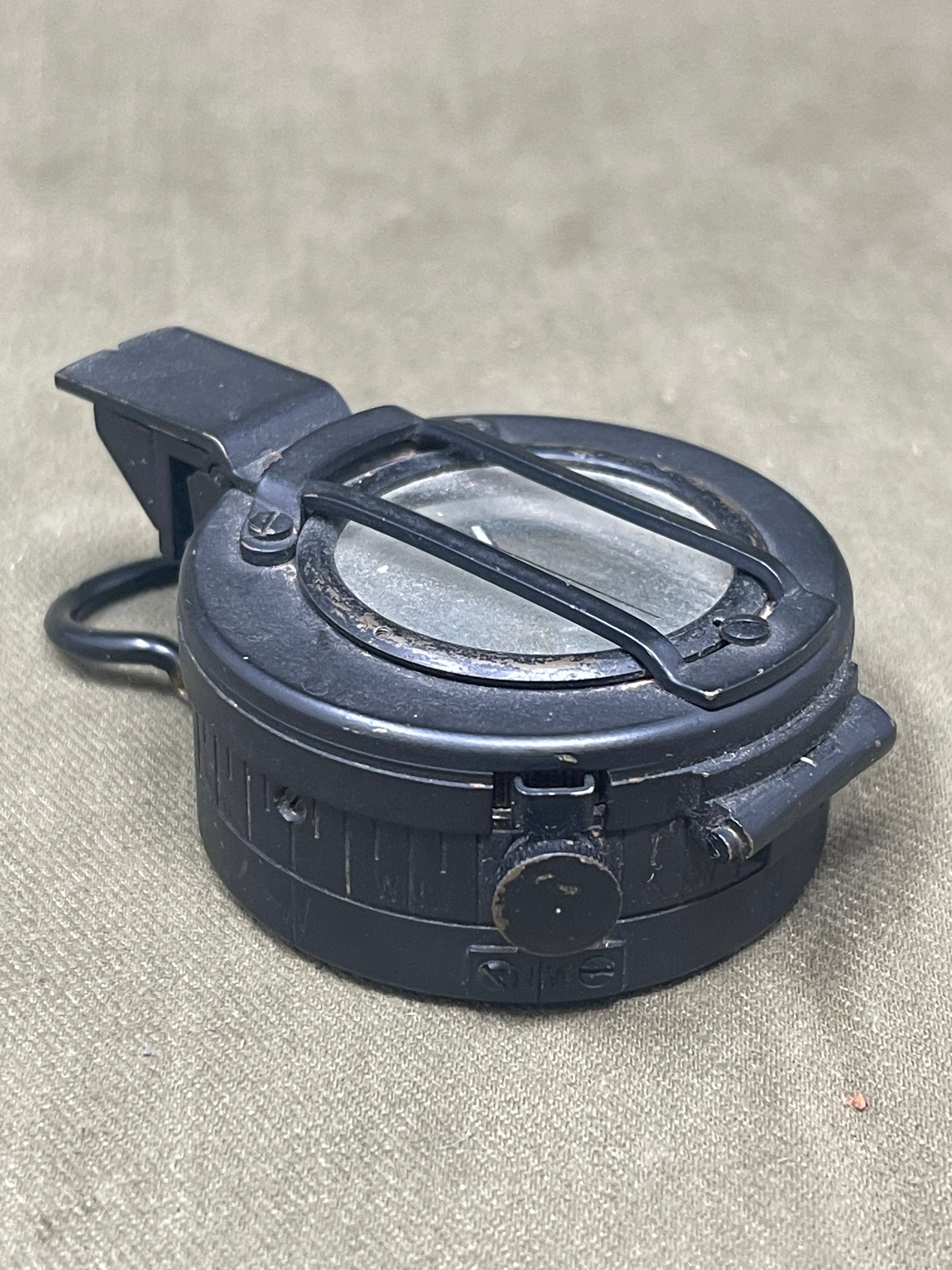 WWII British Prismatic Compass Dated 1943 T.G. CO London