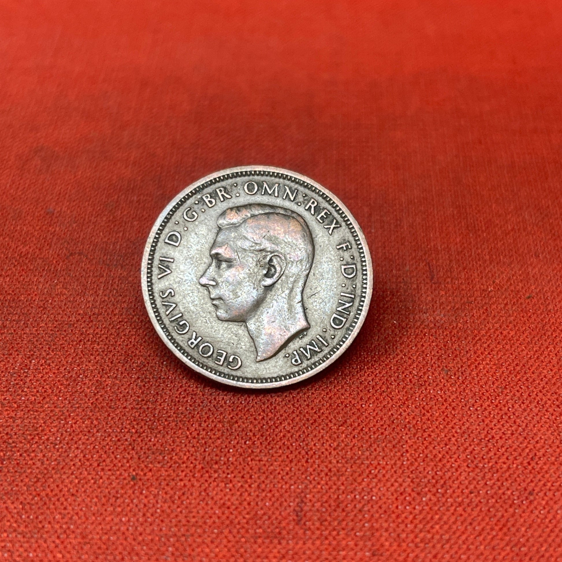 King George VI WW2 Dated Half Penny coins from 1937 to 1952