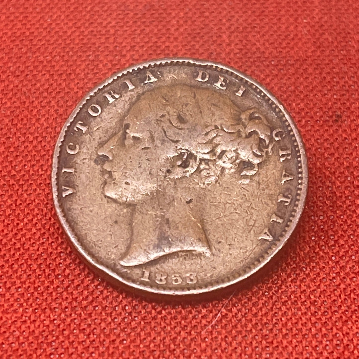 Queen Victoria Farthing 1853