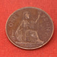 King George V1 One Penny Dated 1939