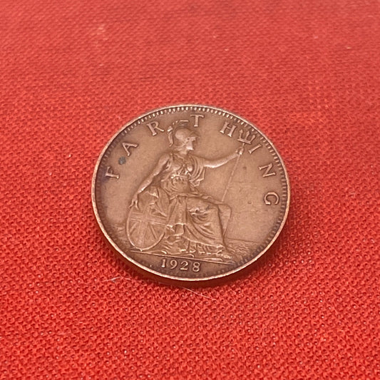 King George V Farthing 1928