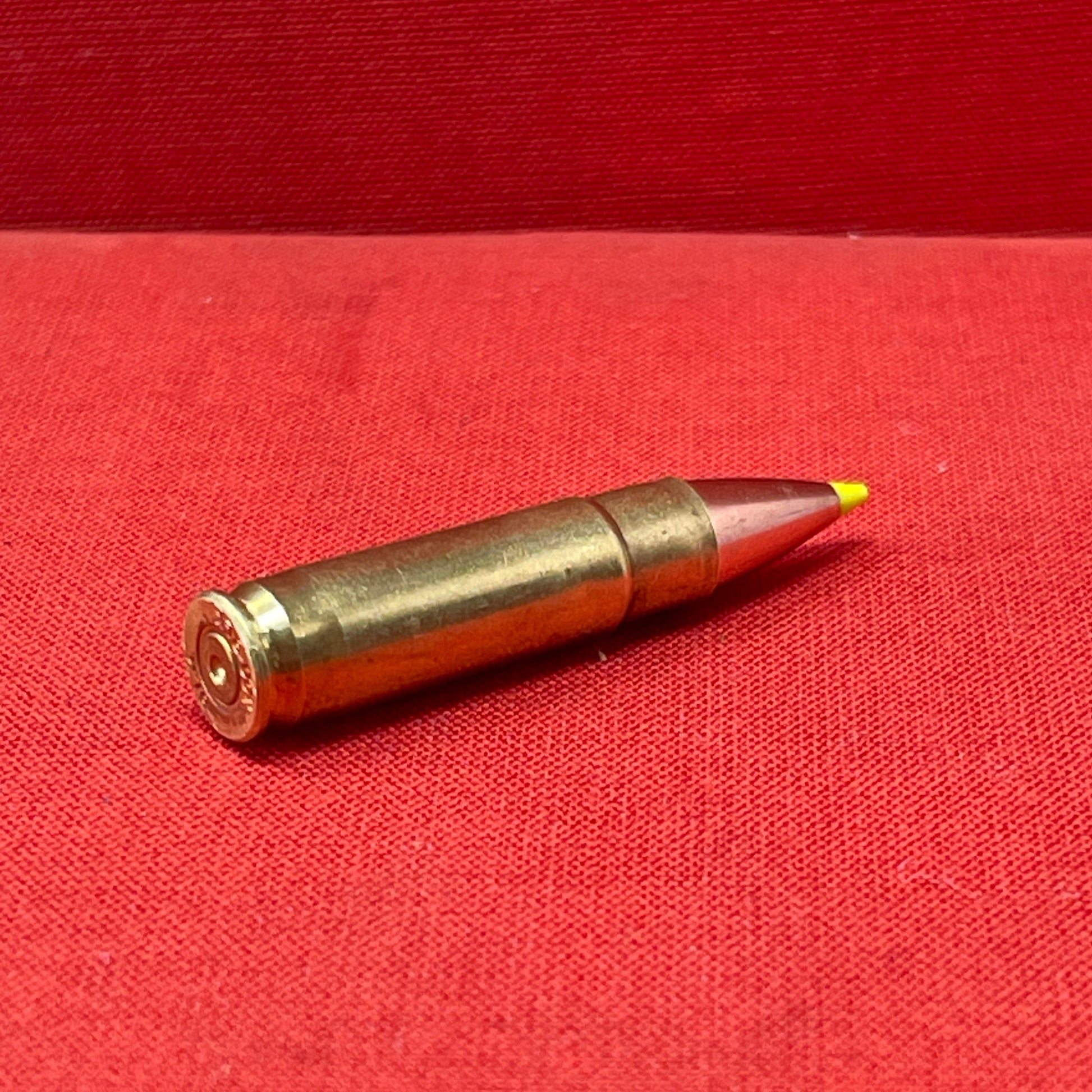 Explore the detailed and safe .300 BLK INERT Round, perfect for training, display, and educational purposes. Ideal for collectors and firearm enthusiasts seeking a realistic, non-functional replica