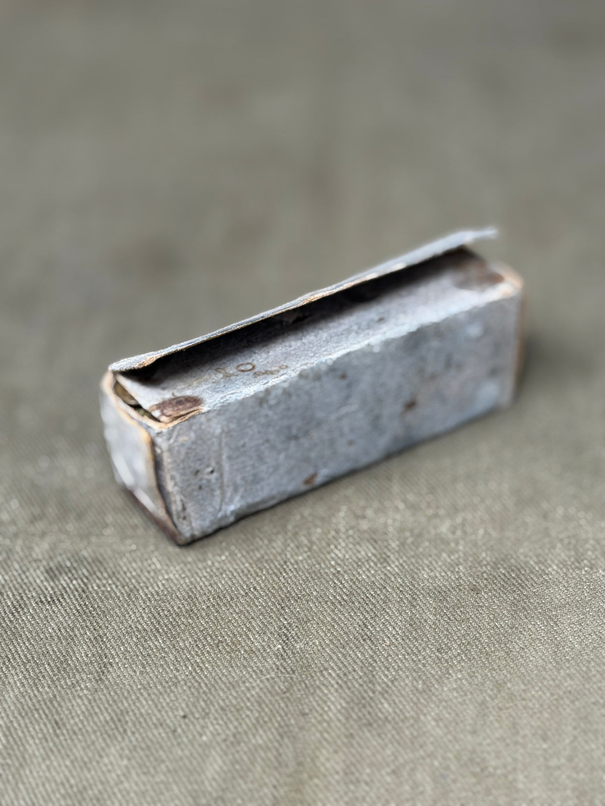 Rare WWI German 1918 9mm Pistolenpatrone 08 – Original 16-Round Packet – Inert
