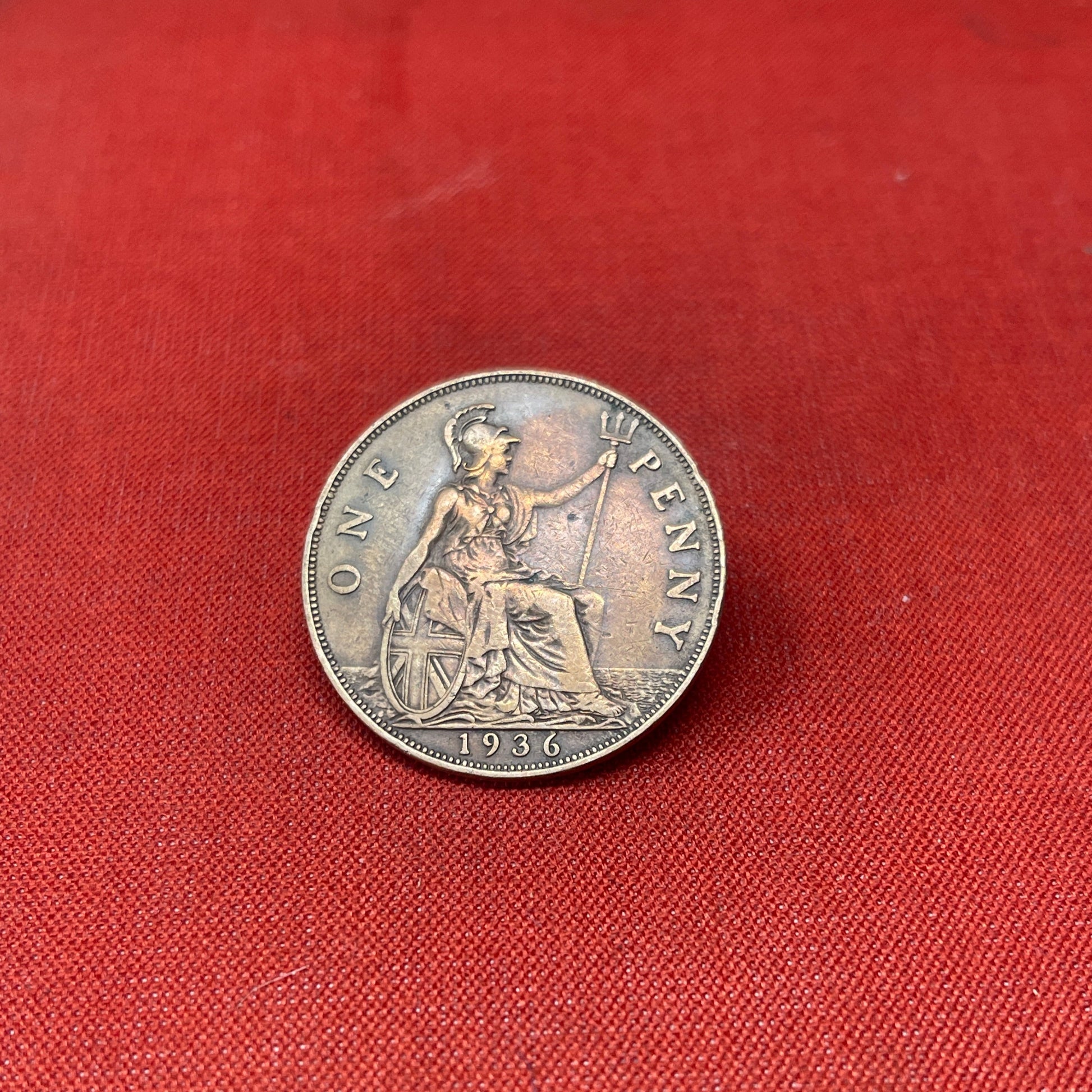 King George V One Penny Dated 1930