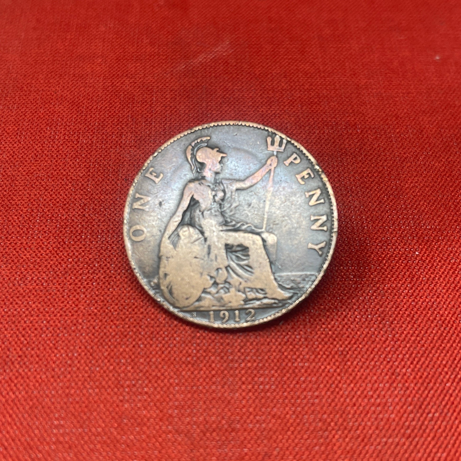 King George V One Penny Dated 1912