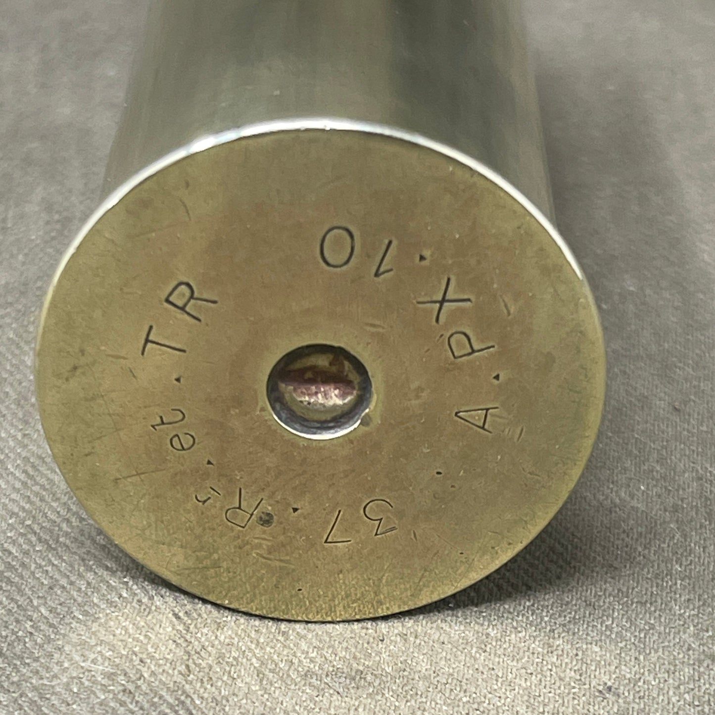 French WW1 37mm A.PX.10 TR Brass Cartridge Case