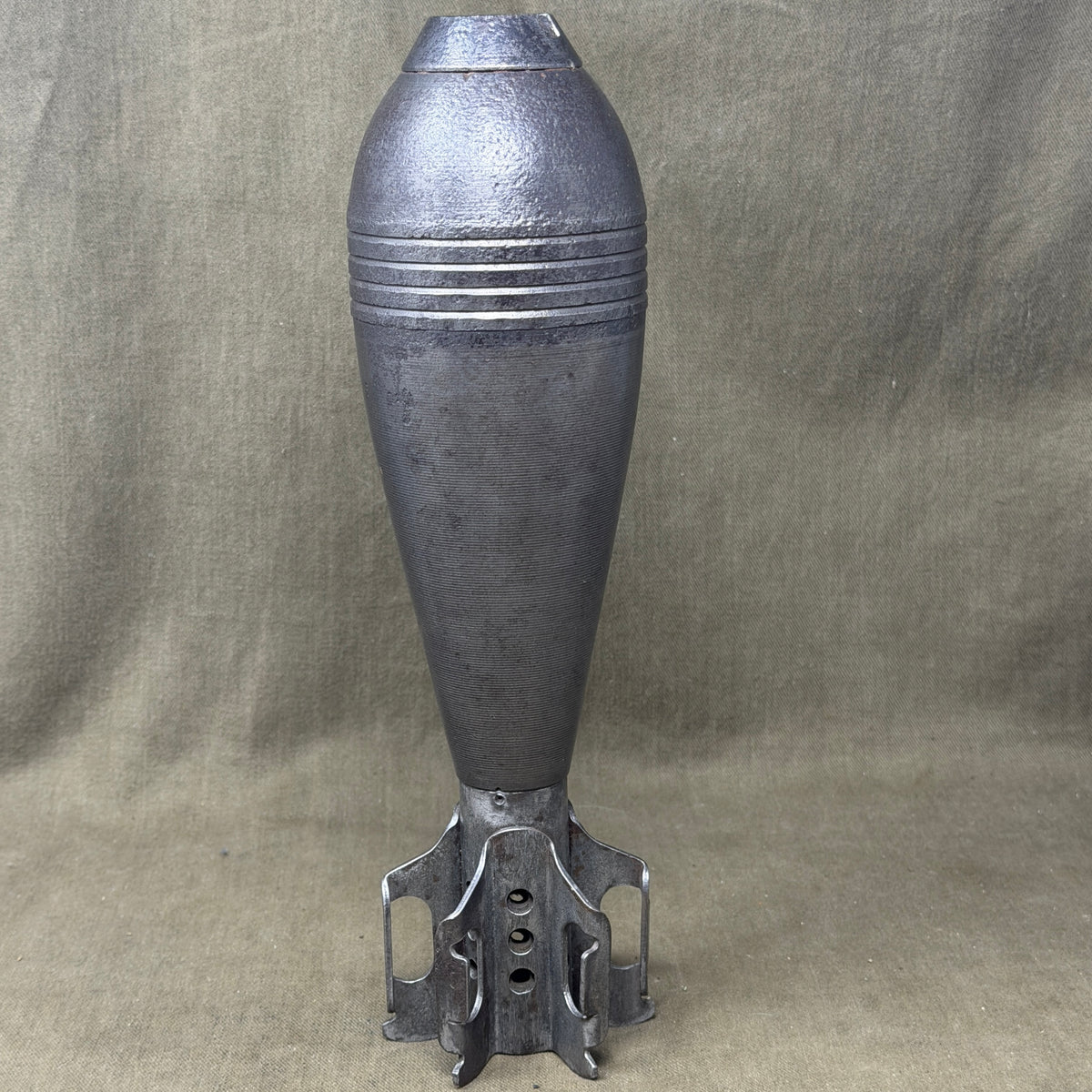 Original Soviet Russian 82mm O-832 Mortar Bomb – 1935 Dated – Inert