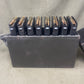 Authentic WW2 German MG13 magazine ammo box with 8 original MG13 magazines and 5 inert 7.92mm rounds. All items stamped with Waffenamt and dates. Excellent condition.