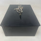 Vintage Waterlow & Sons London Black Deed Tin Trunk Safety Deposit Box sm34