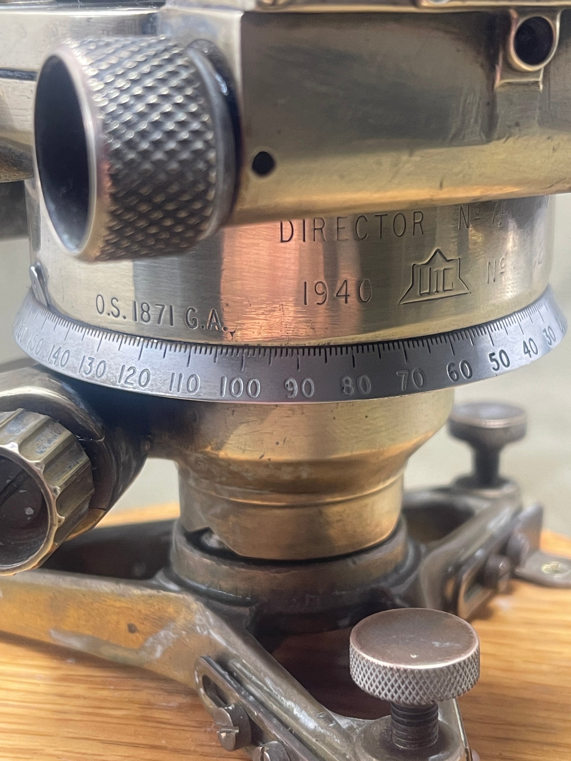 British 1940 Dated Artillery Director No 7 MkII